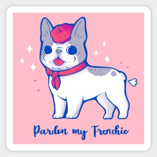 Cute Pardon my Frenchie Sticker